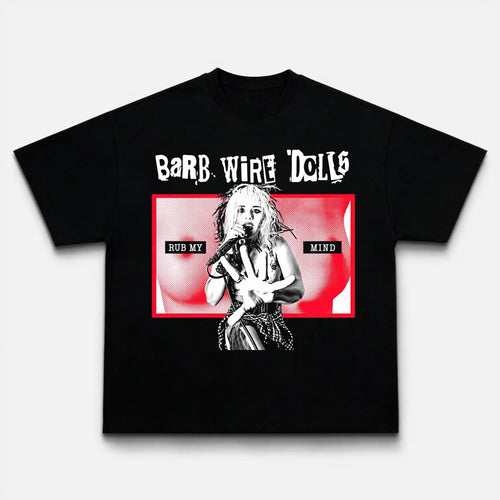 Barb Wire Dolls 'Rub My Mind' Punk Rock Graphic Tee — product image 1