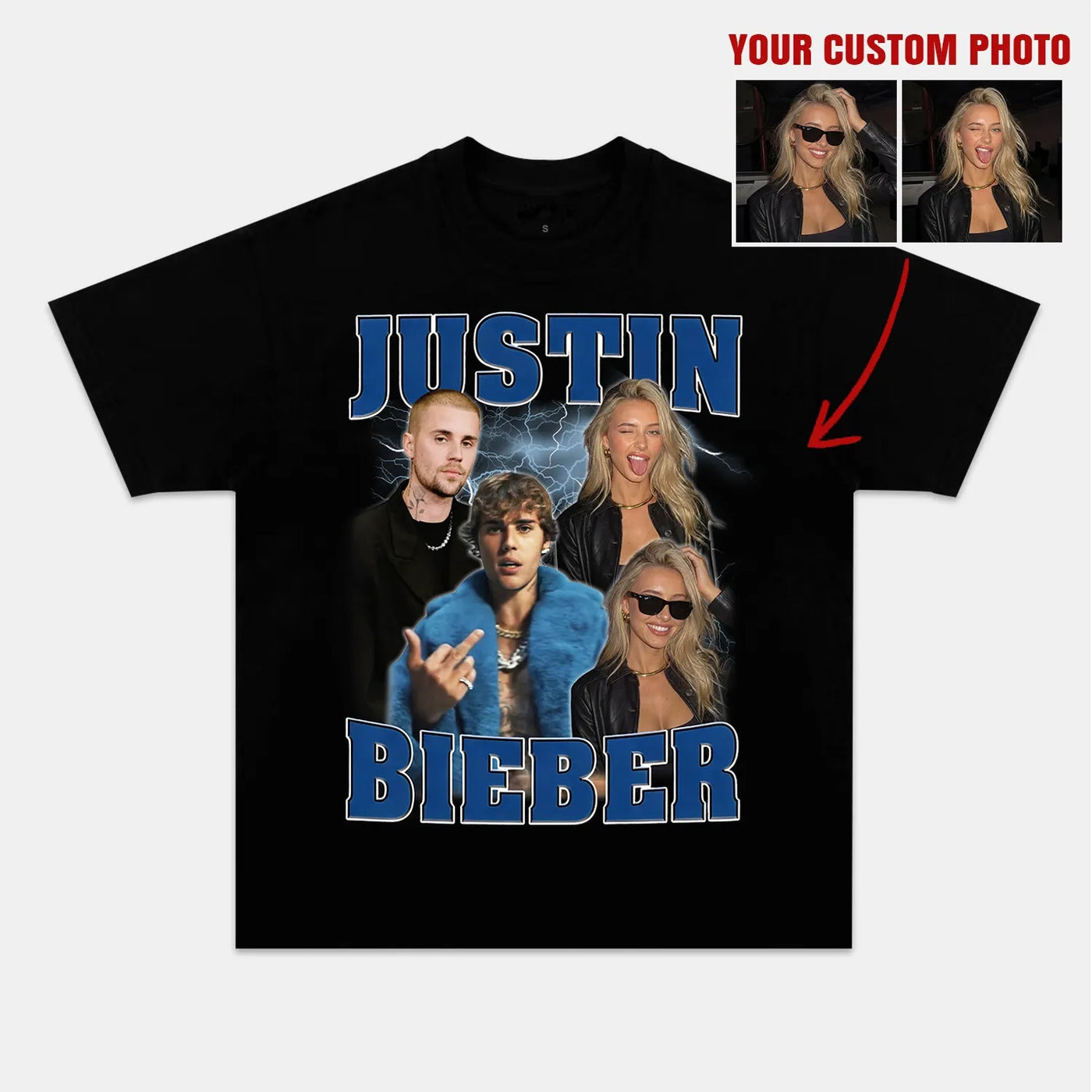 Justin Bieber Global Pop Icon Vintage Graphic Tee — product image 1