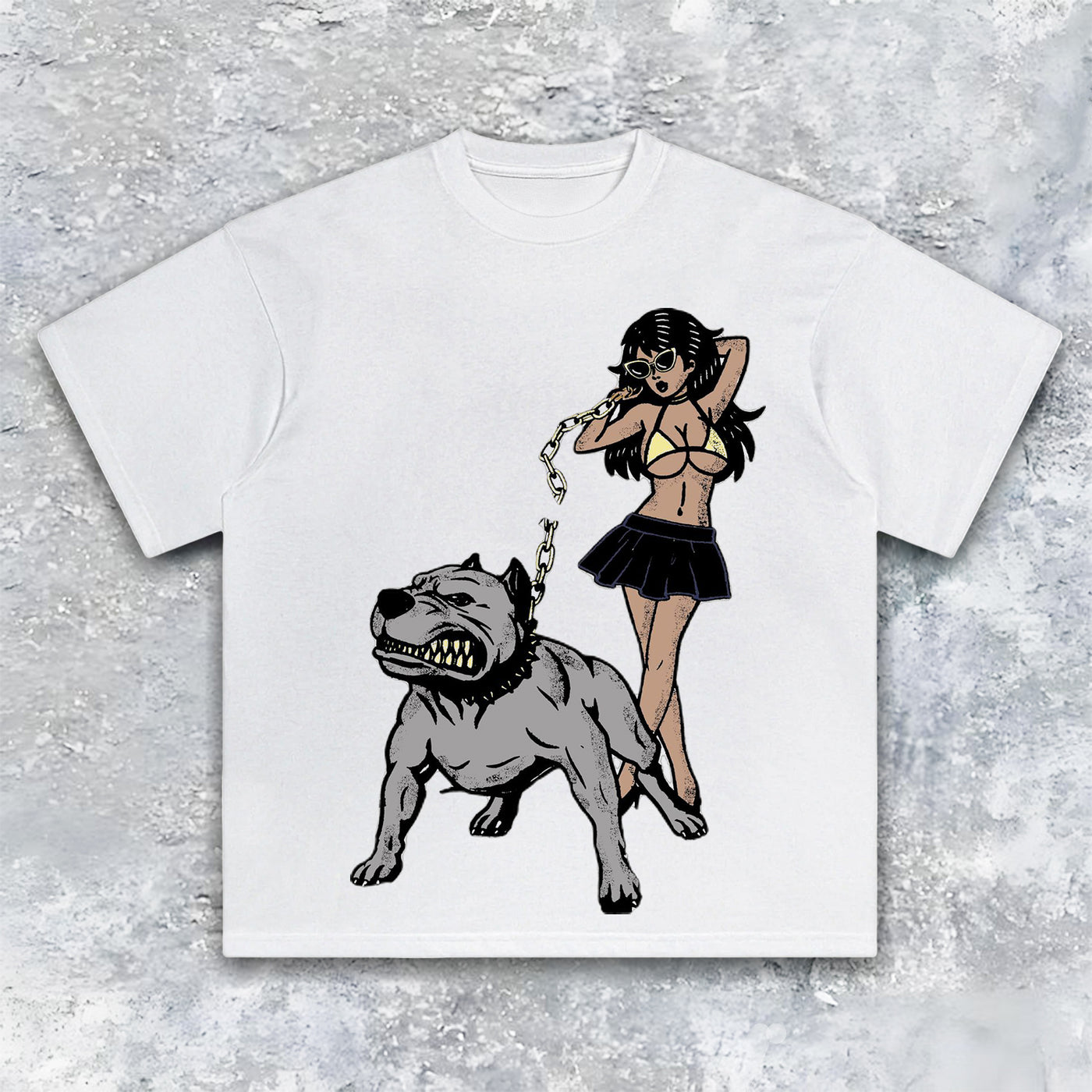 Sexy & Fierce Dogs Graphic Tee — product image 1