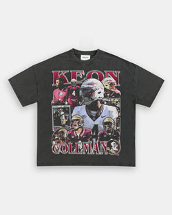 Keon Coleman Florida State Seminoles Vintage Graphic Tee — product image 1