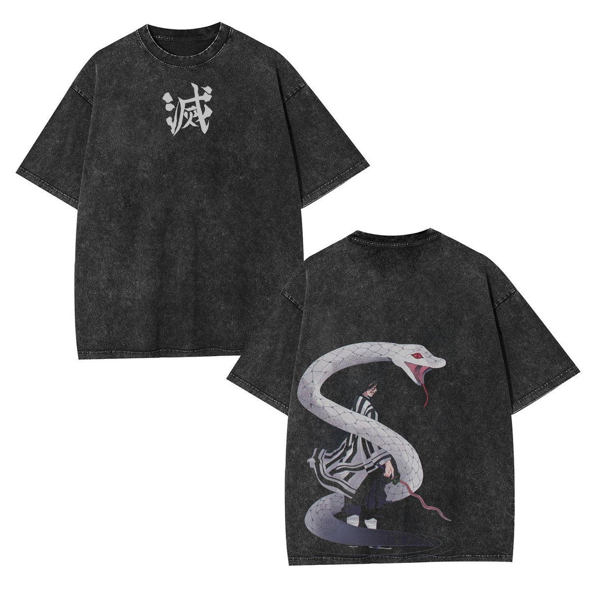 Demon Slayer Corps Vintage Oversized Heavyweight Graphic Tee — product image 1