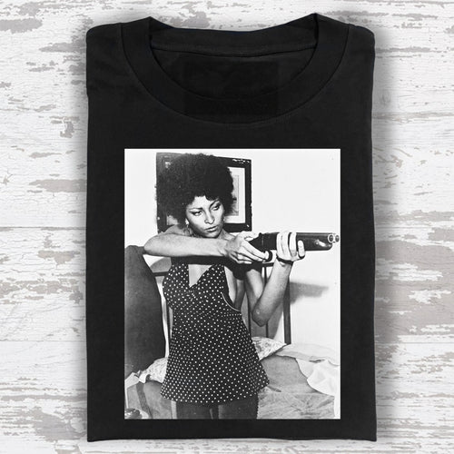 Coffy 1973 'Soul Queen' Pam Grier Action Graphic Tee — product image 1