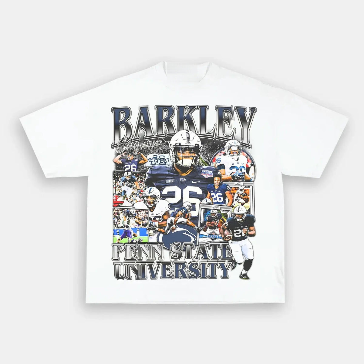 Saquon Barkley Penn State Nittany Lions Vintage Graphic Tee — product image 1