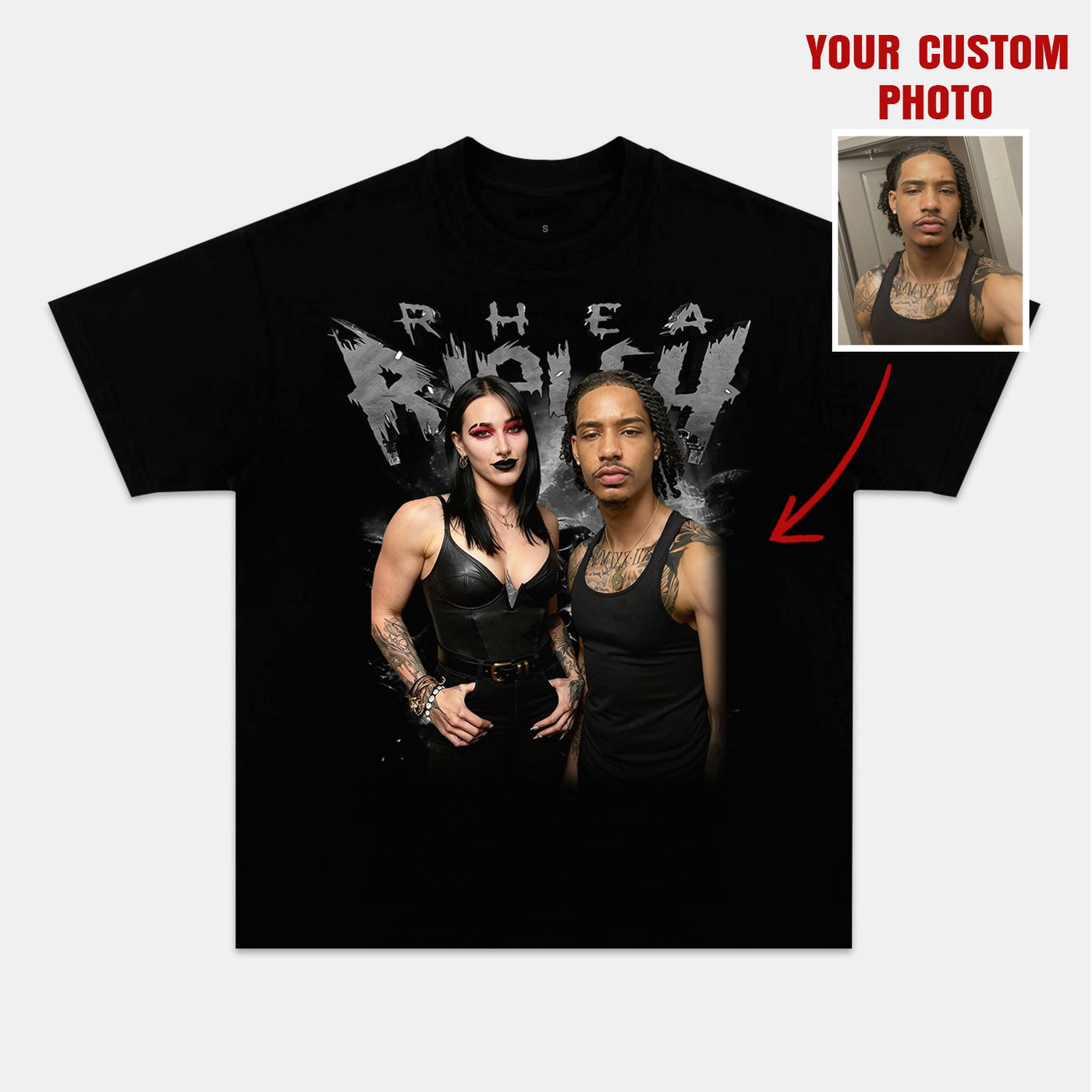 Rhea Ripley 'Eradicator Mami' Gothic Wrestling Graphic Tee — product image 1