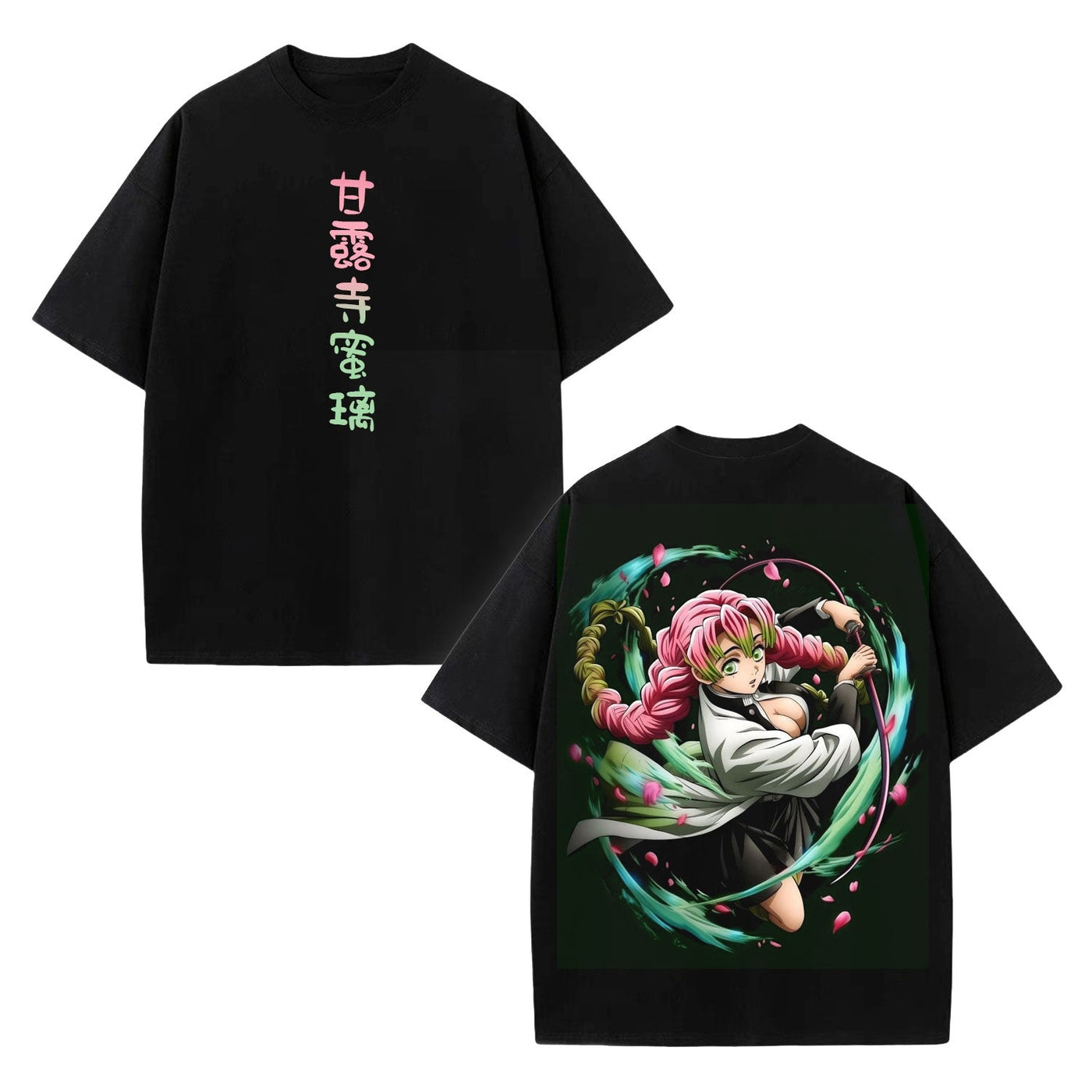 Mitsuri Kanroji Demon Slayer Vintage Heavyweight Graphic T-Shirt — product image 1