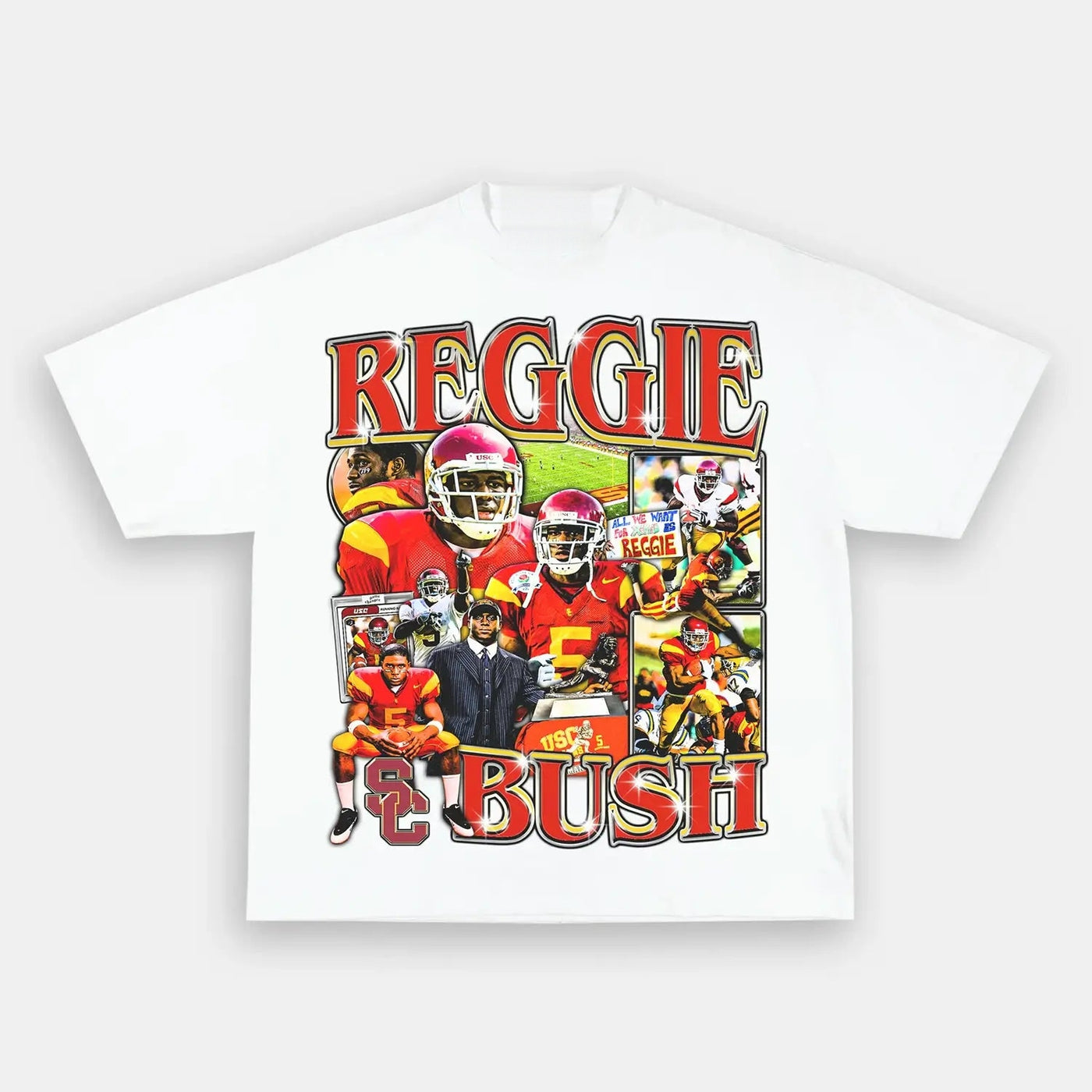 Reggie Bush USC Trojans Vintage Graphic Tee — product image 1