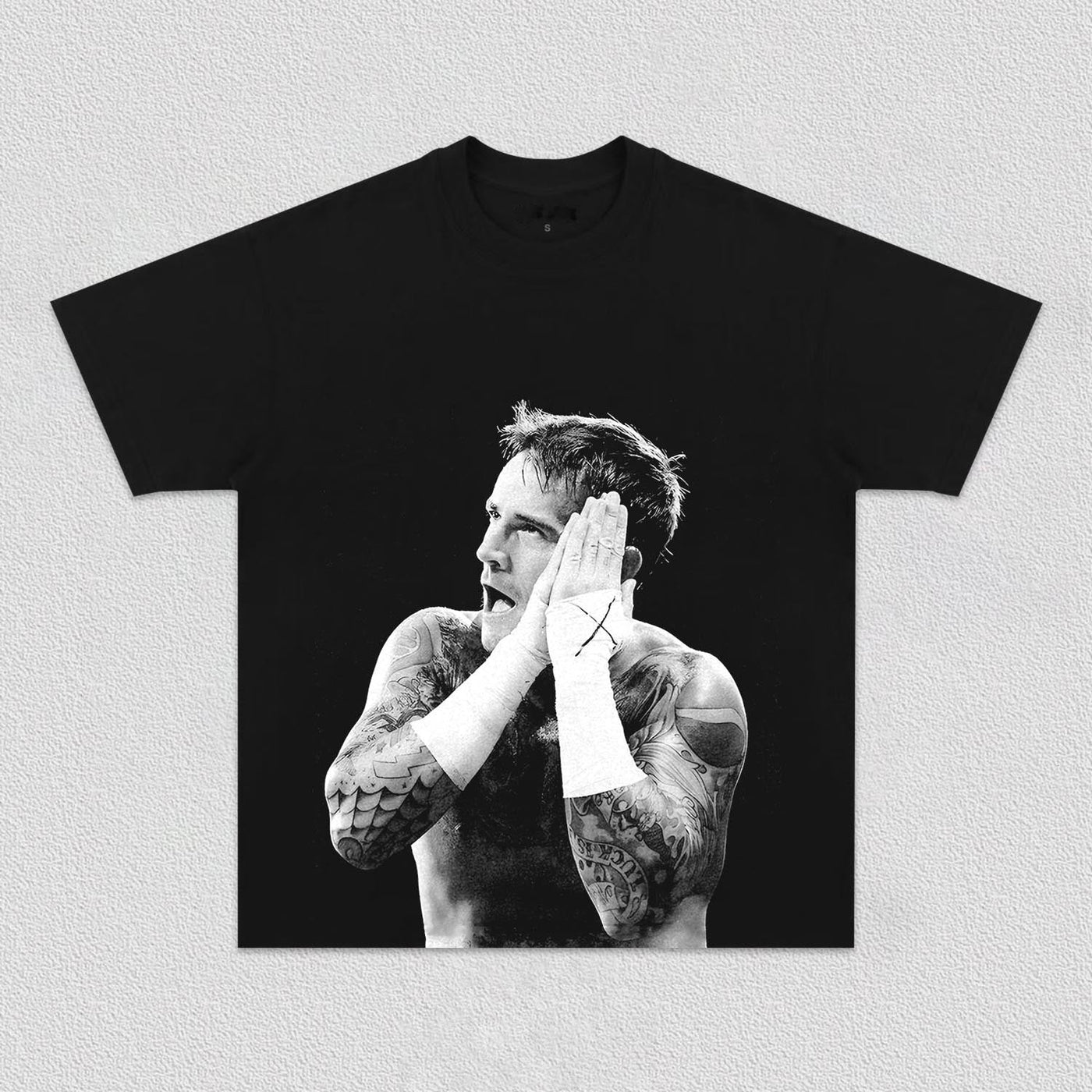 CM Punk Vintage Heavyweight Graphic T-Shirt — product image 1