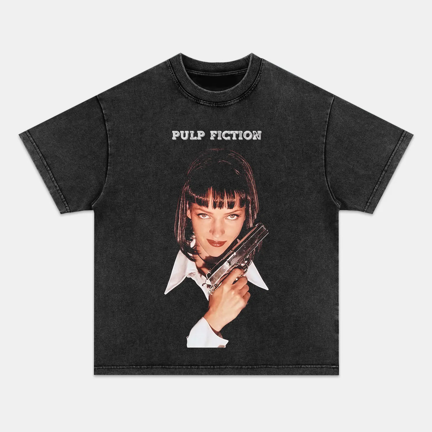 Pulp Fiction Mia Wallace Vintage Movie Graphic Tee — product image 2