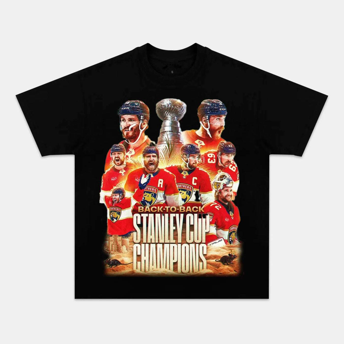 Florida Panthers Stanley Cup Champions Vintage Graphic Tee — product image 2