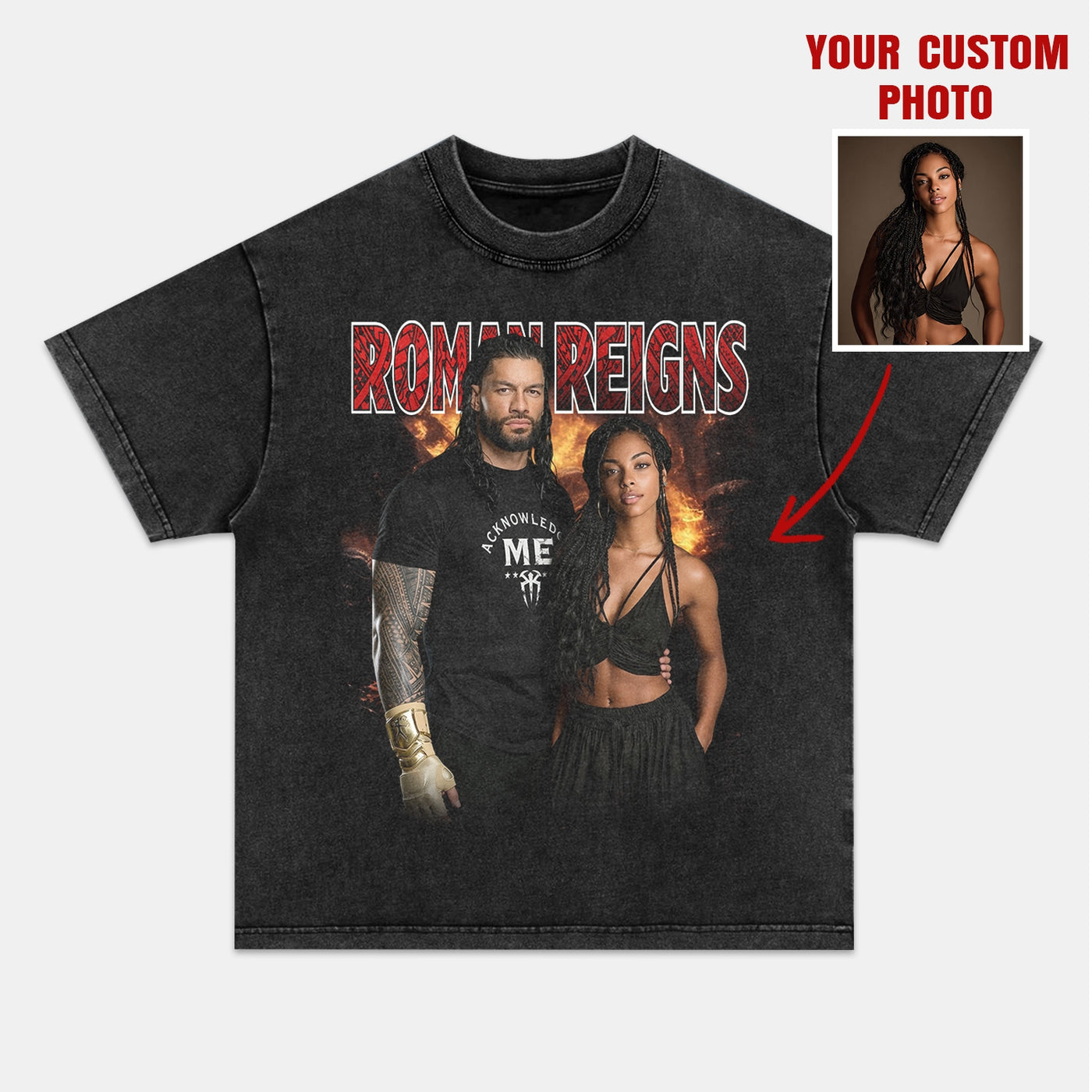Roman Reigns Tribal Chief Custom Graphic Tee — product image 2
