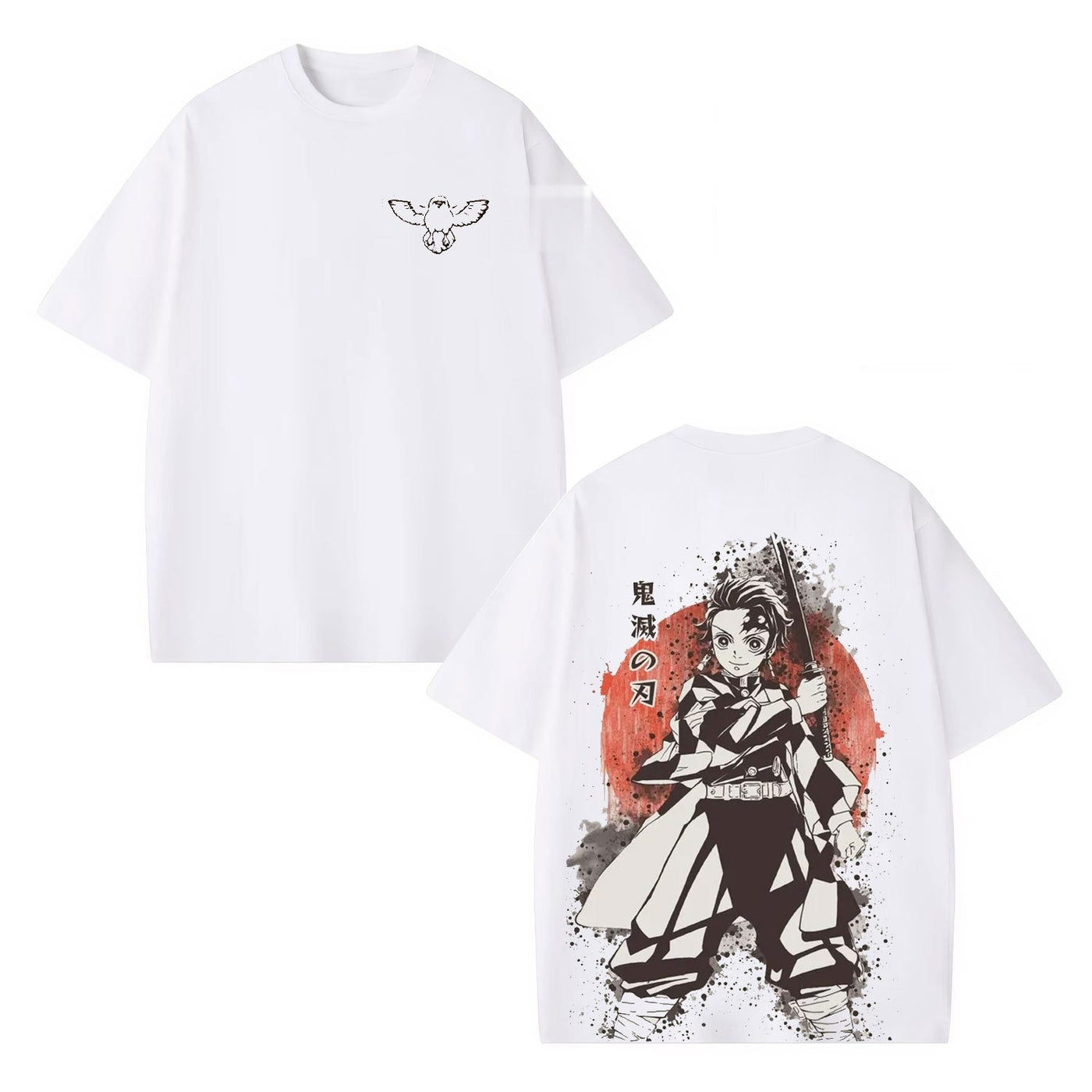 Tanjiro Kamado Demon Slayer Vintage Heavyweight Graphic T-Shirt — product image 2