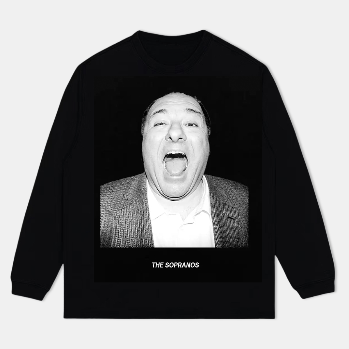 Tony Soprano The Sopranos Mob Boss Vintage Heavyweight Graphic Long Sleeve T-Shirt — product image 1