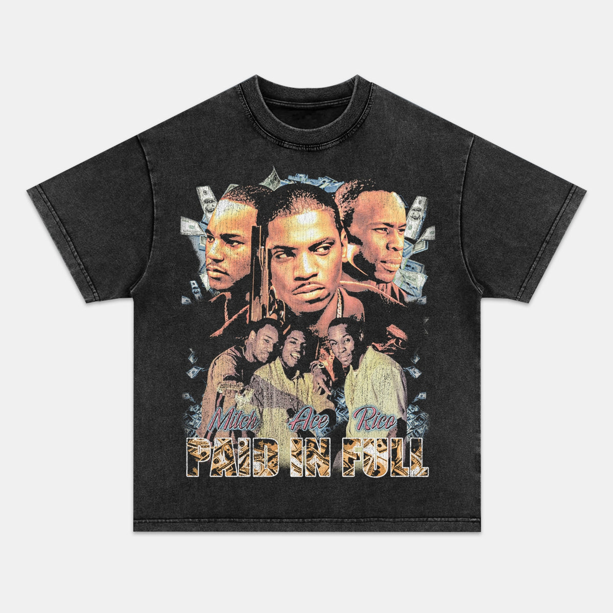 Paid in Full Harlem Cinema Vintage Heavyweight Graphic T-Shirt — product image 2