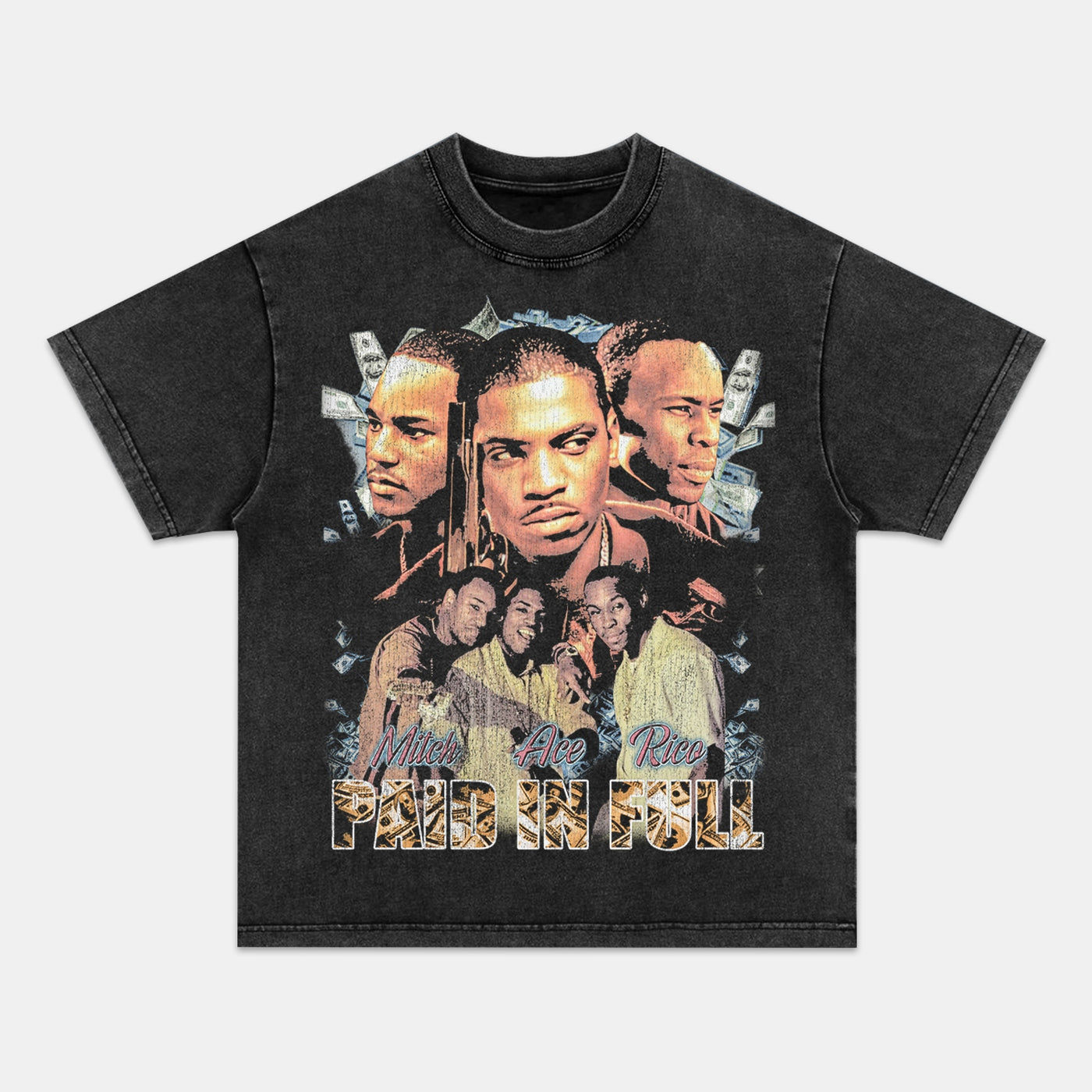 Paid in Full Harlem Cinema Vintage Heavyweight Graphic T-Shirt — product image 2