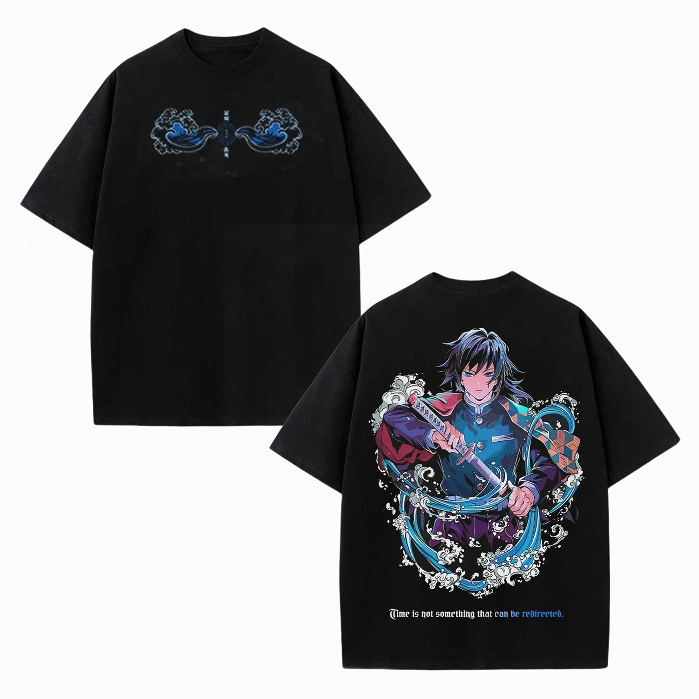 Giyu Tomioka Demon Slayer Vintage Heavyweight Graphic T-Shirt — product image 2