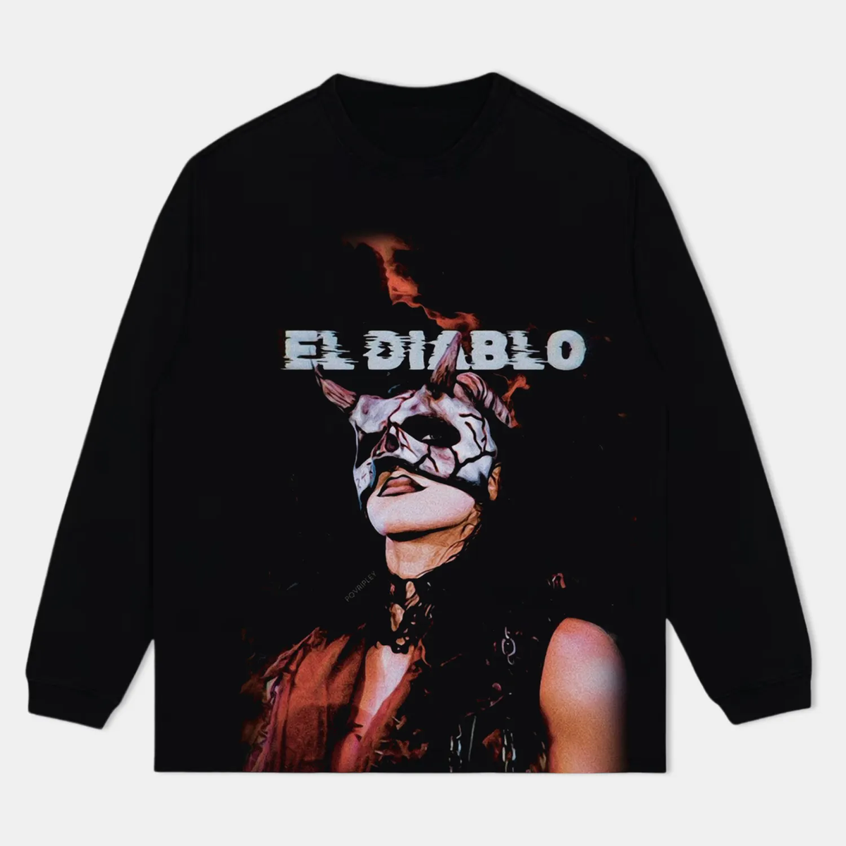 Rhea Ripley Judgment Day WWE Vintage Graphic Long Sleeve T-Shirt — product image 1