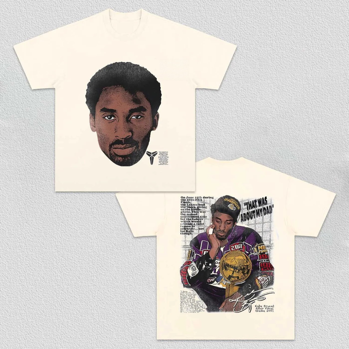 Kobe Bryant 24 Vintage Graphic Tee — product image 2