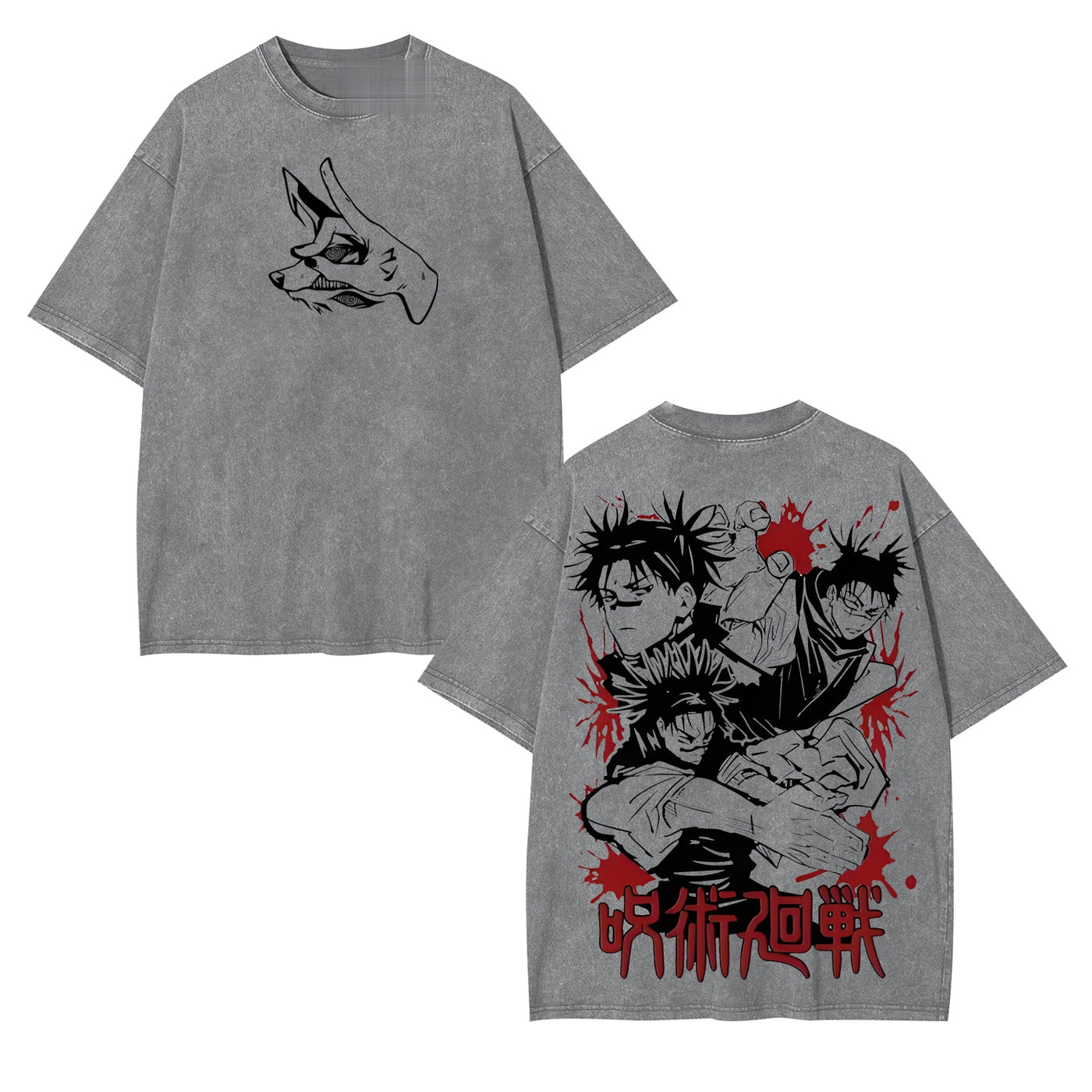 Jujutsu Kaisen Oversized Anime Graphic Tee — product image 2