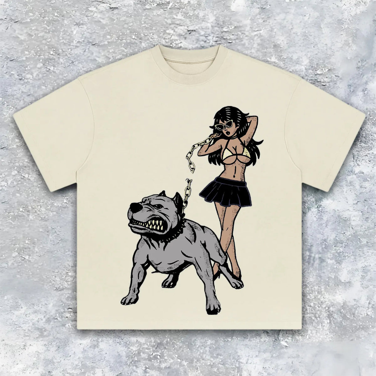 Sexy & Fierce Dogs Graphic Tee — product image 2