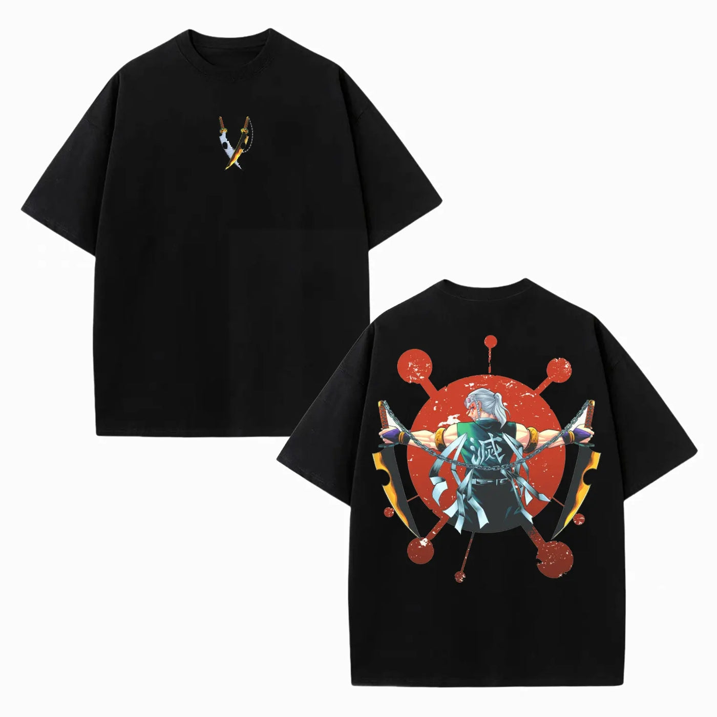 Tengen Uzui Demon Slayer Vintage Oversized Graphic Tee — product image 2