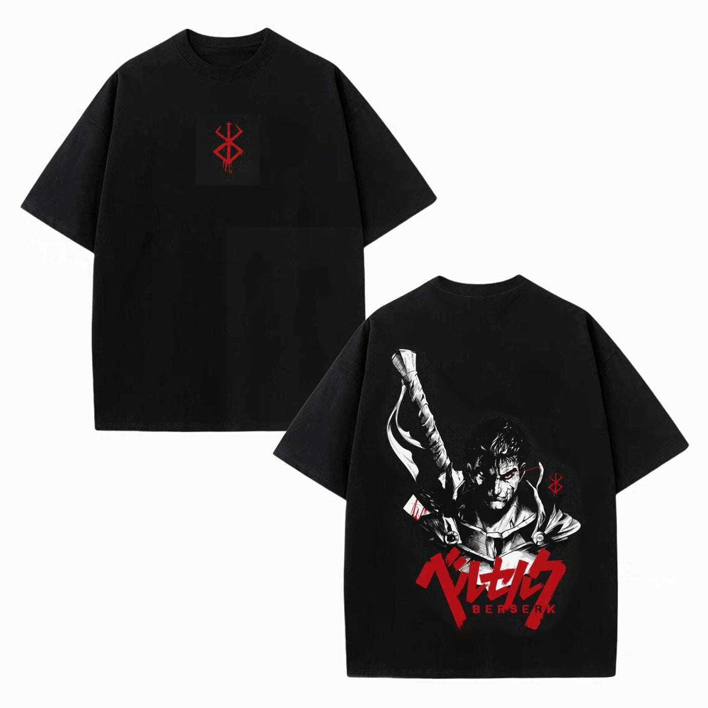 Berserk Guts Dragonslayer Vintage Heavyweight Graphic T-Shirt — product image 2