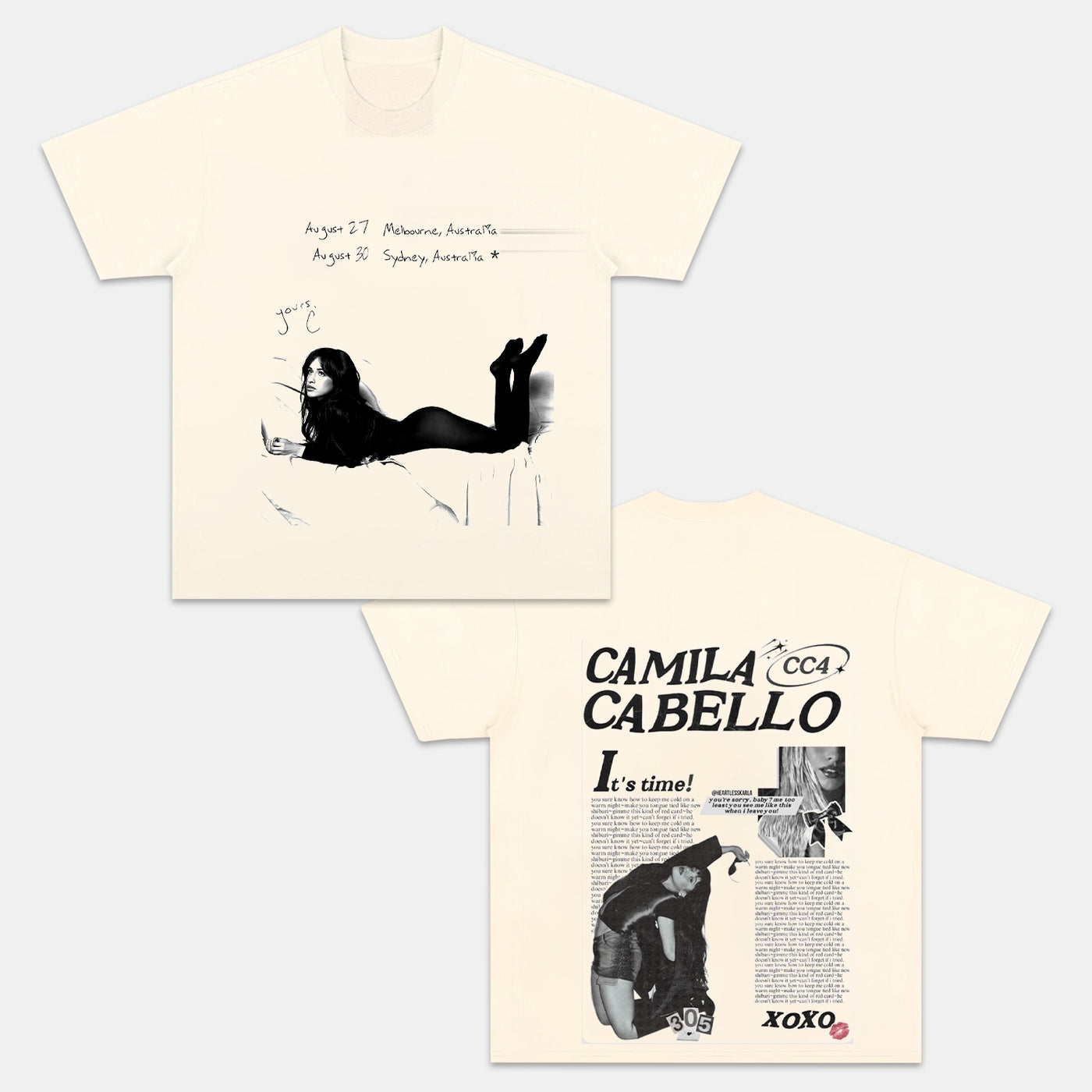 Camila Cabello Vintage Pop Star Graphic Tee — product image 2