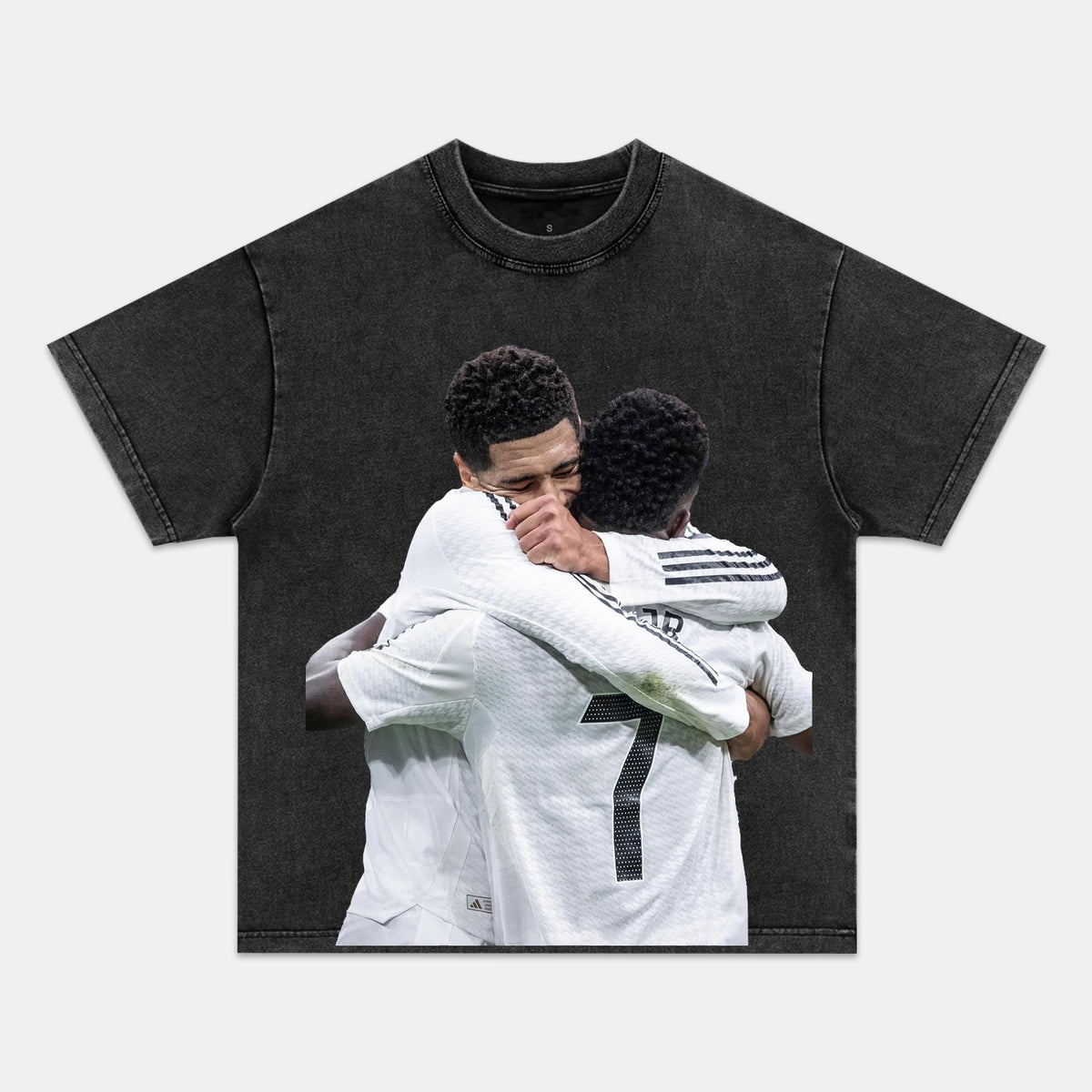 Jude Bellingham & Vinícius Jr Real Madrid Champions Graphic Tee — product image 2