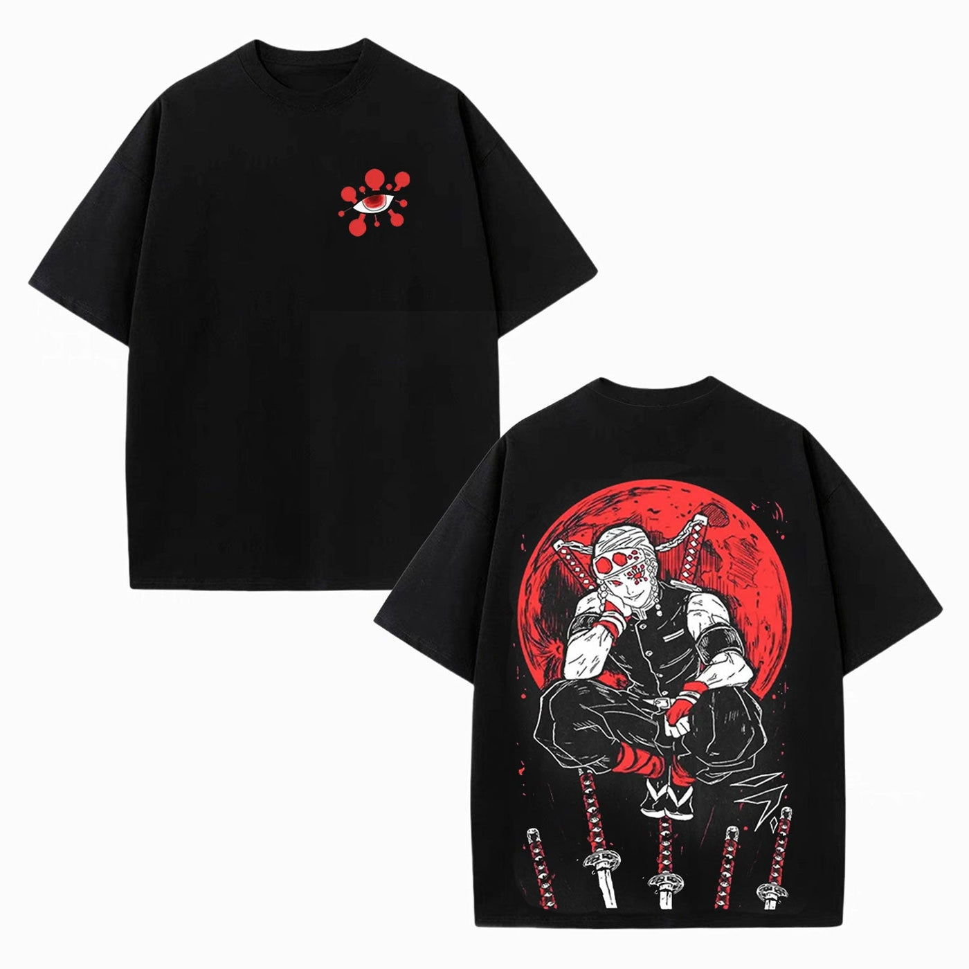 Tengen Uzui Demon Slayer Vintage Heavyweight Graphic T-Shirt — product image 2