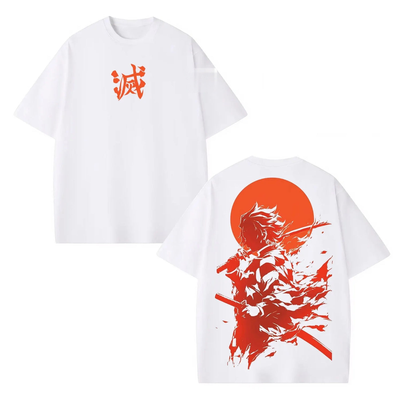 Anime Graphic Demon Slayer Vintage Heavyweight Graphic T-Shirt — product image 2
