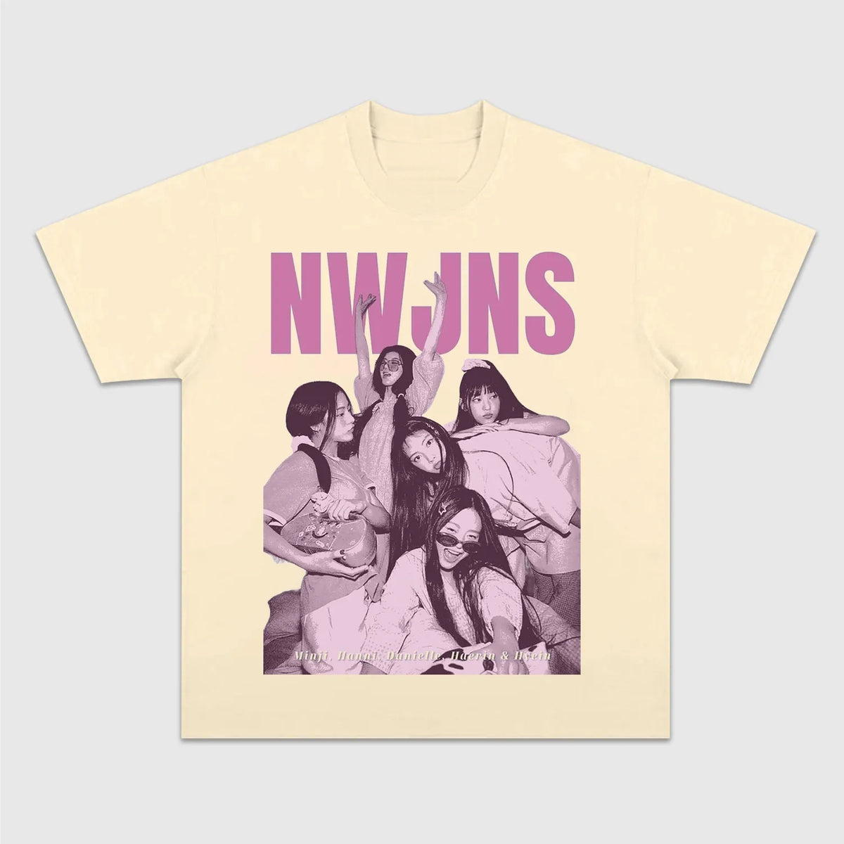 NewJeans K-Pop Vintage Graphic Tee — product image 2