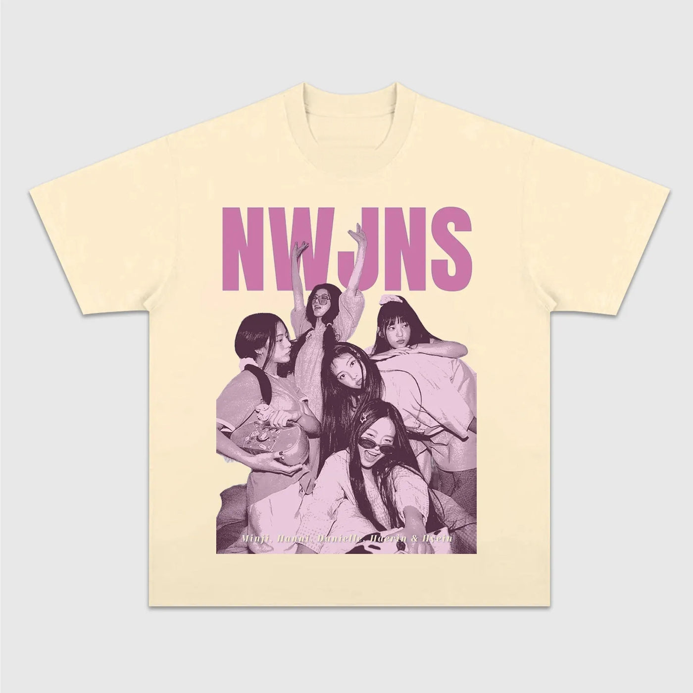 NewJeans K-Pop Vintage Graphic Tee — product image 2