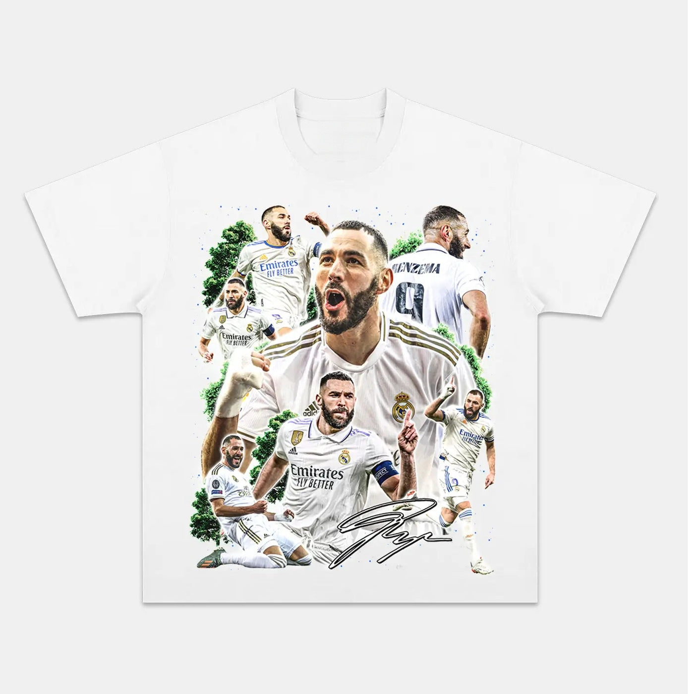 Karim Benzema Ballon d'Or Vintage Heavyweight Graphic T-Shirt — product image 2