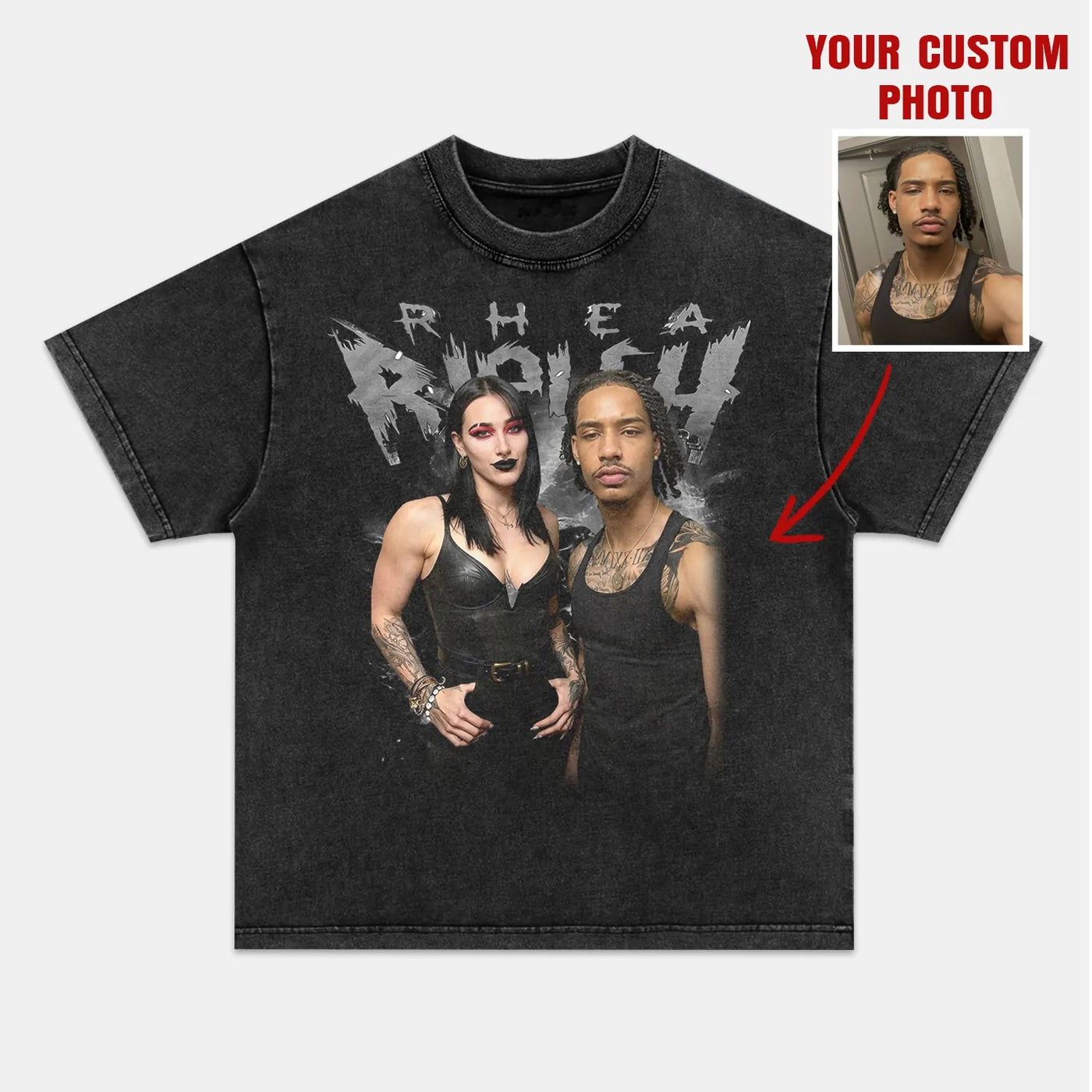 Rhea Ripley 'Eradicator Mami' Gothic Wrestling Graphic Tee — product image 2