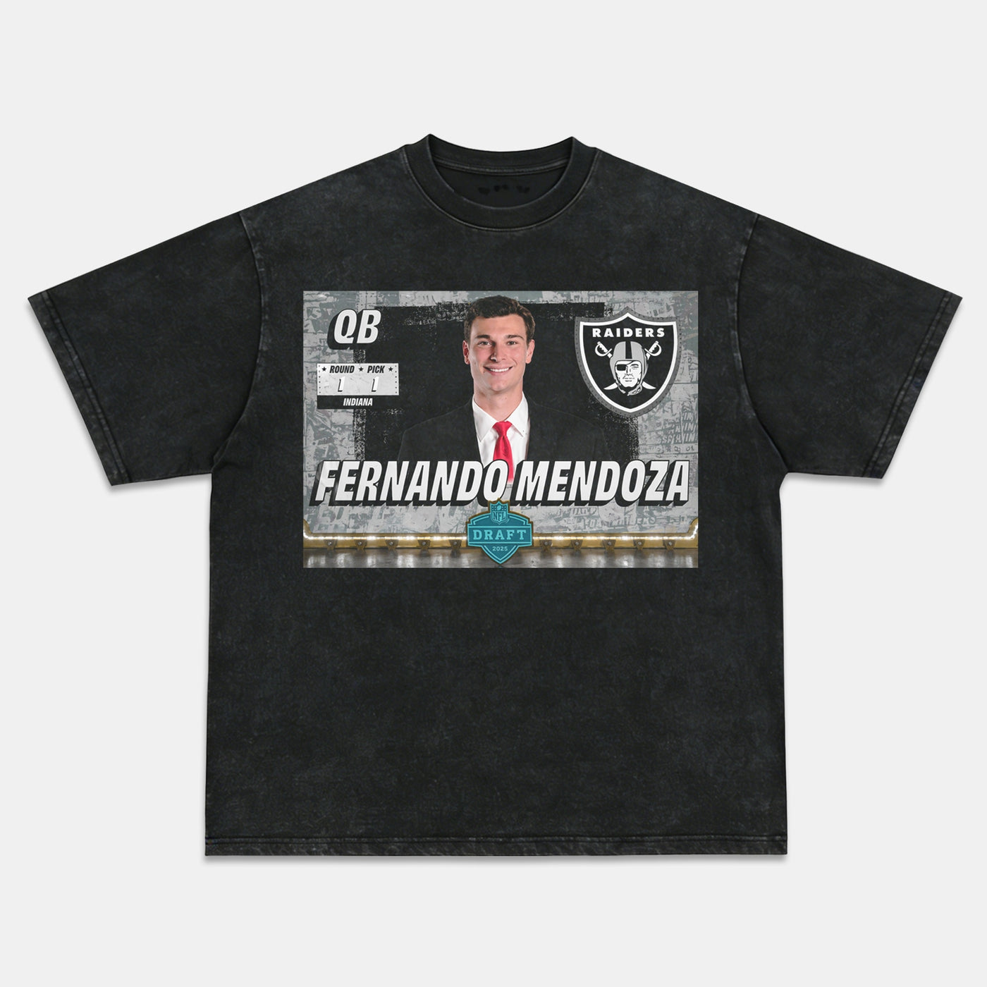 Fernando Mendoza 'Cal Golden Bears' QB Vintage Football Tee — product image 2