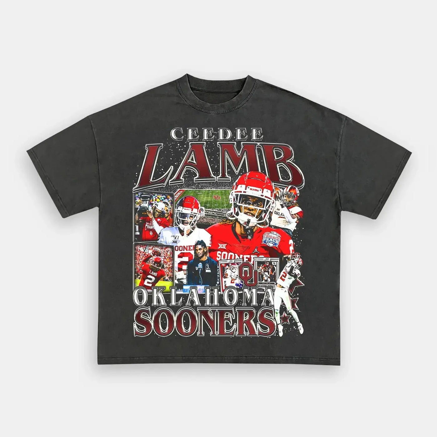 CeeDee Lamb Oklahoma Sooners Vintage Graphic Tee — product image 2
