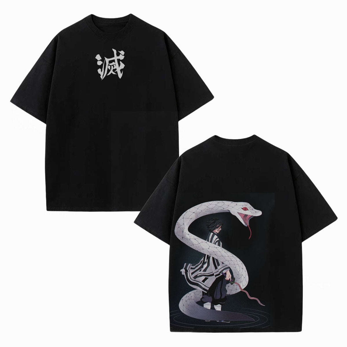 Demon Slayer Corps Vintage Oversized Heavyweight Graphic Tee — product image 2