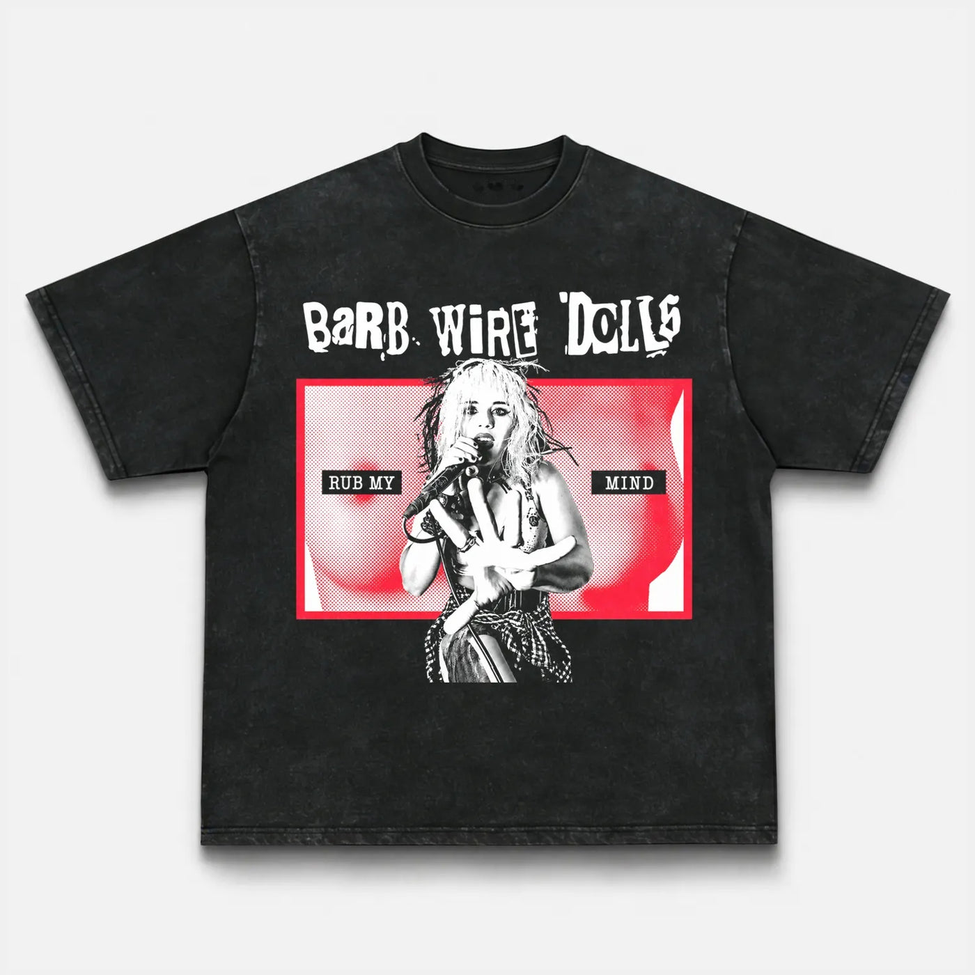 Barb Wire Dolls 'Rub My Mind' Punk Rock Graphic Tee — product image 2