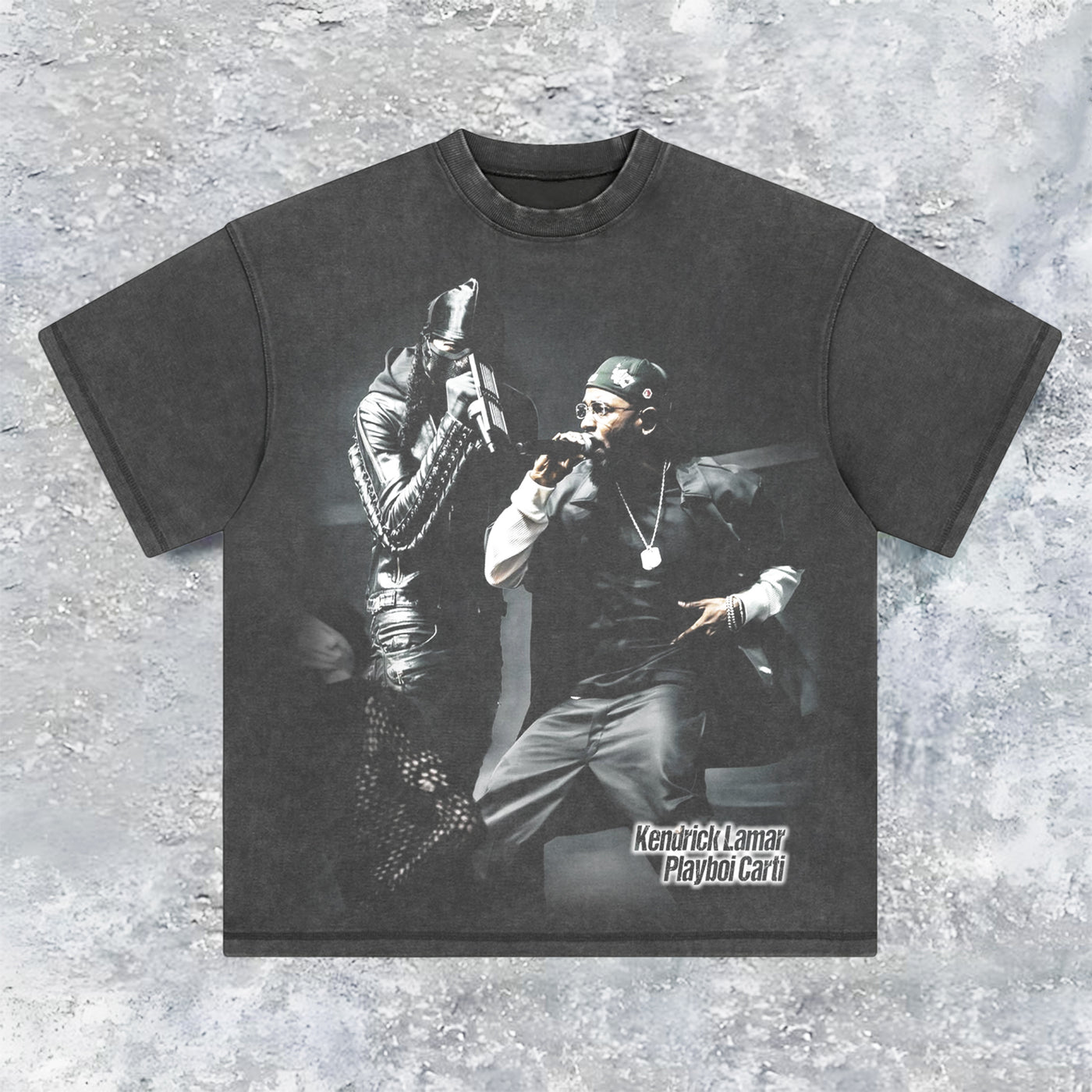 Kendrick Lamar & Playboi Carti West Coast Unity Graphic Tee — product image 2