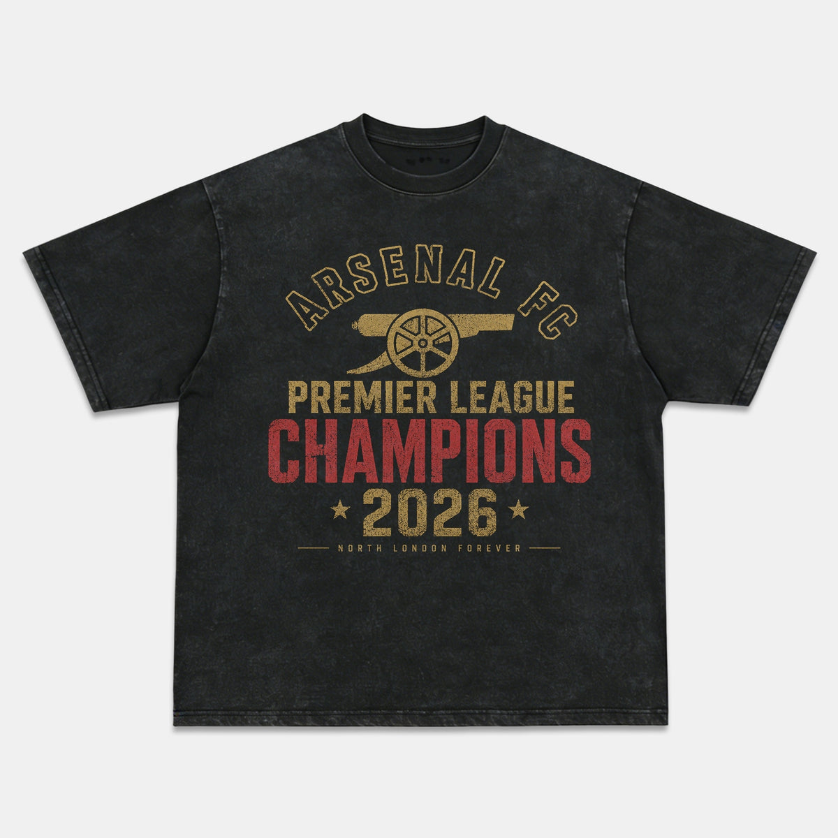 Arsenal FC 'North London Forever' Vintage Football Graphic Tee — product image 2
