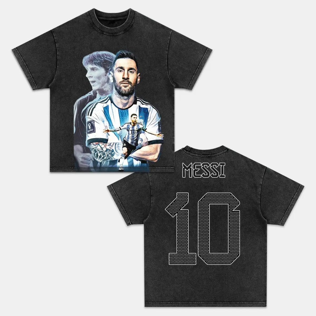 Lionel Messi 2024 Vintage Soccer Graphic Tee — product image 3