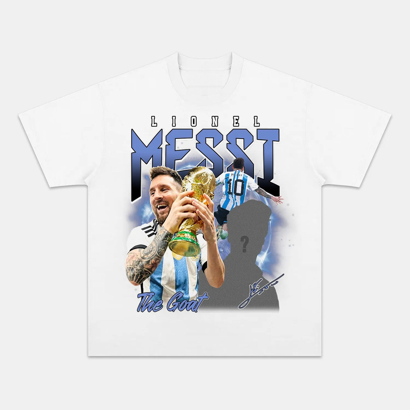 Lionel Messi 'La Pulga' World Champion Vintage Graphic Tee — product image 3
