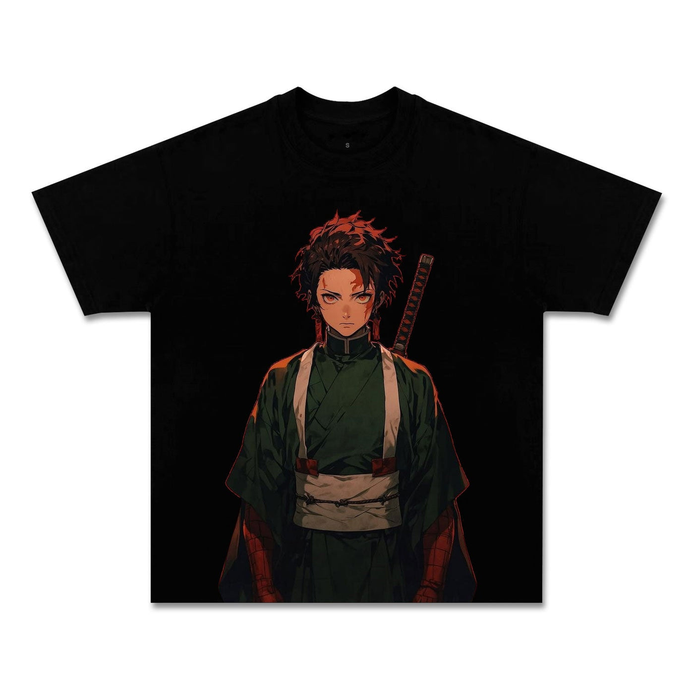 Anime Graphic Demon Slayer Front-Print Heavyweight Graphic T-Shirt — product image 3