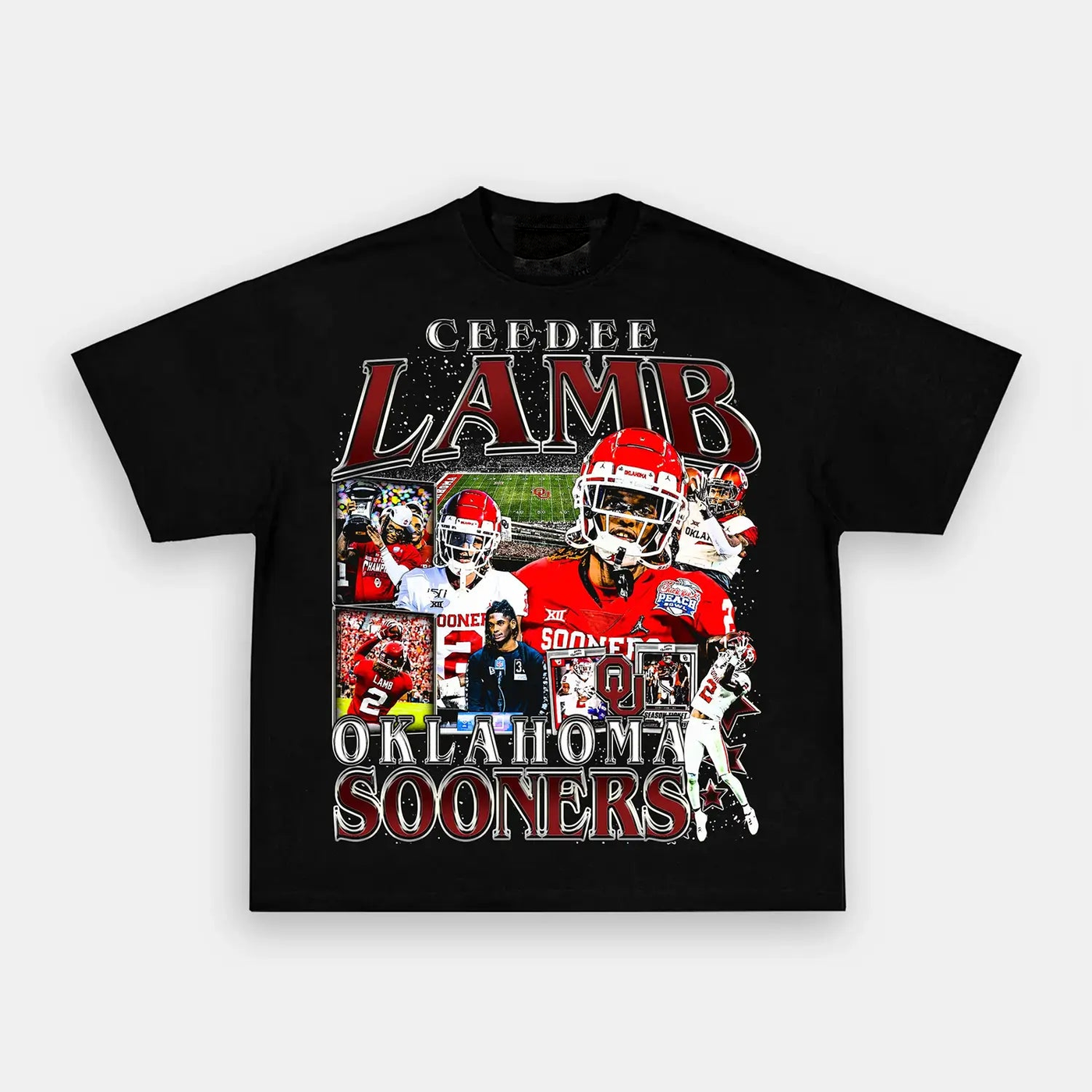 CeeDee Lamb Oklahoma Sooners Vintage Graphic Tee — product image 3