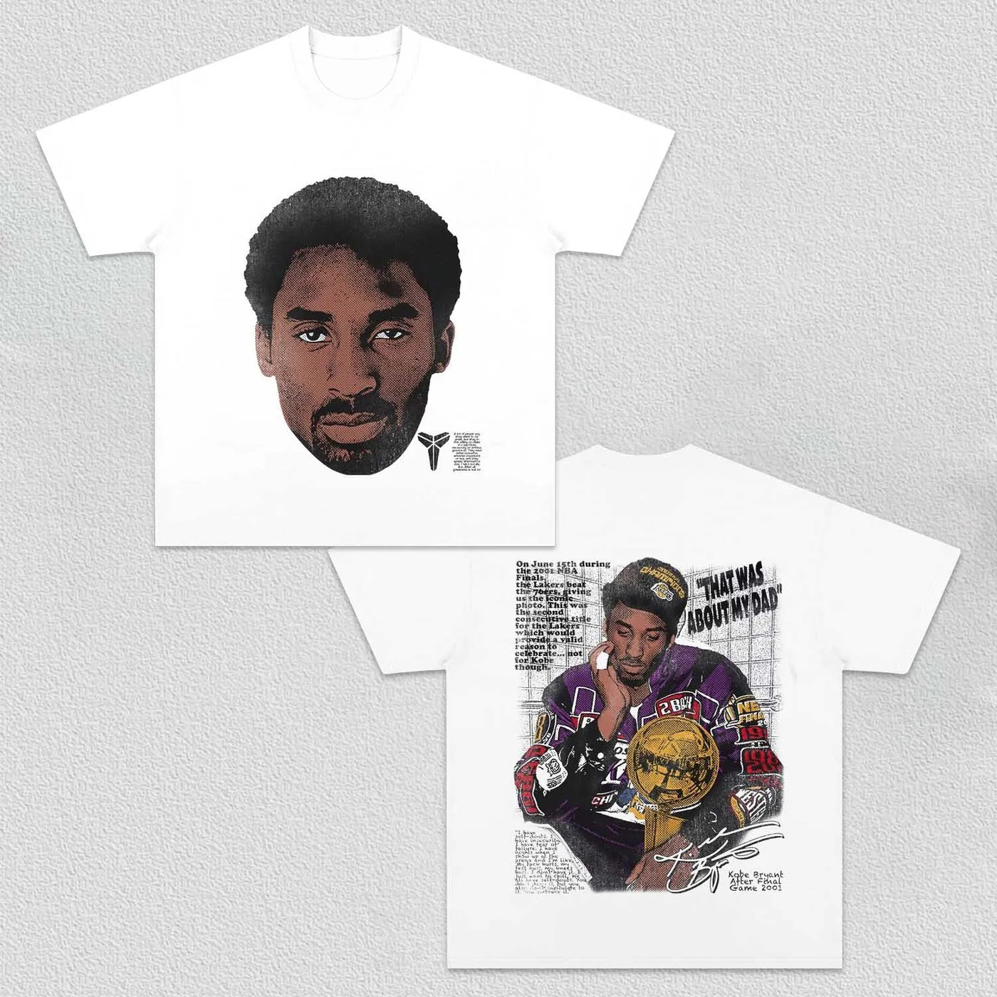 Kobe Bryant 24 Vintage Graphic Tee — product image 3