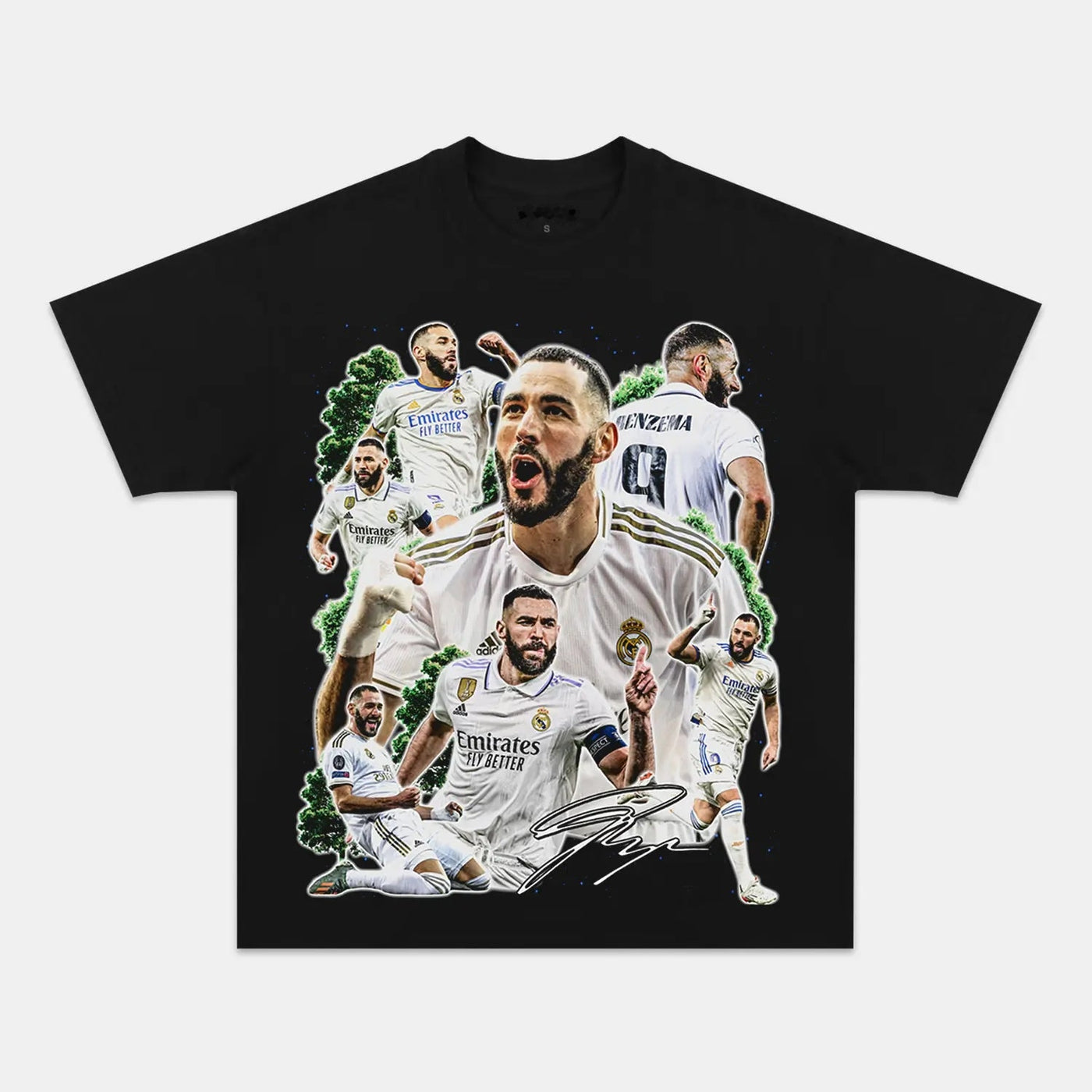 Karim Benzema Ballon d'Or Vintage Heavyweight Graphic T-Shirt — product image 3
