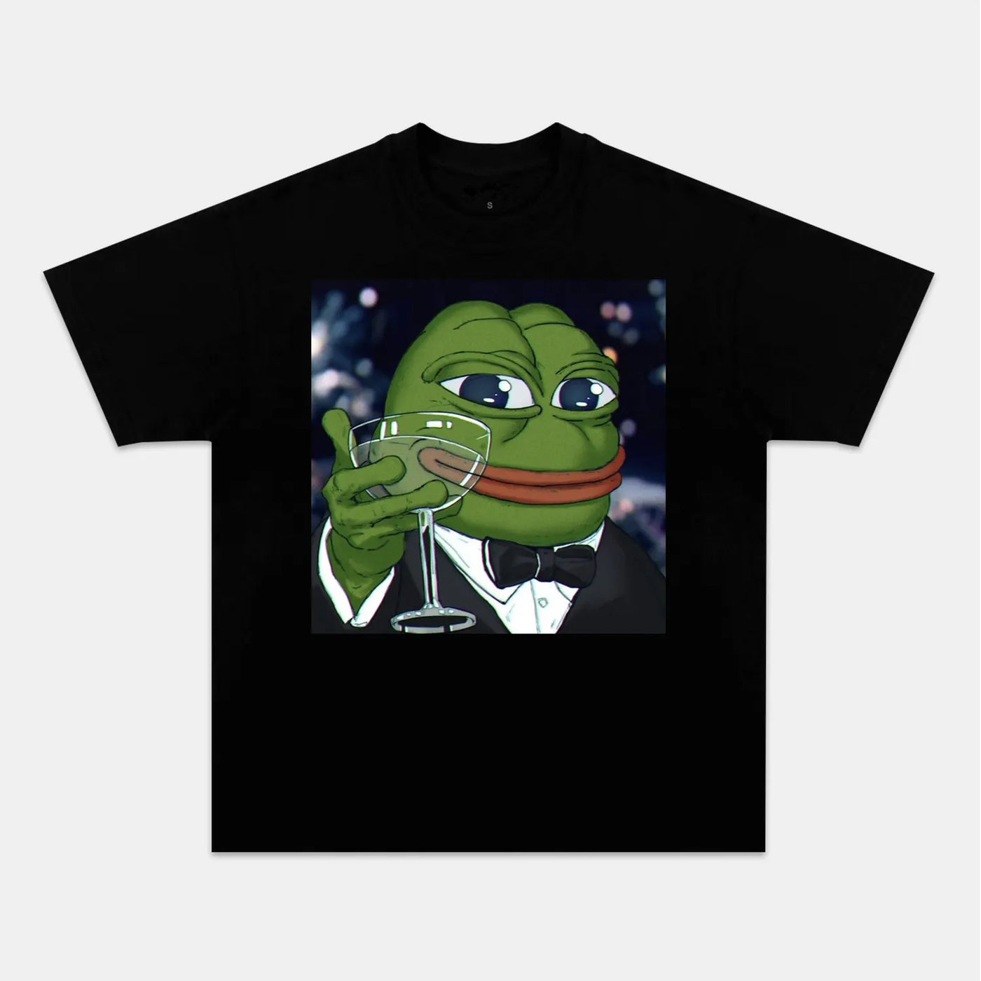 Pepe The Frog as Jay Gatsby Old Money Meme Graphic Tee — product image 3
