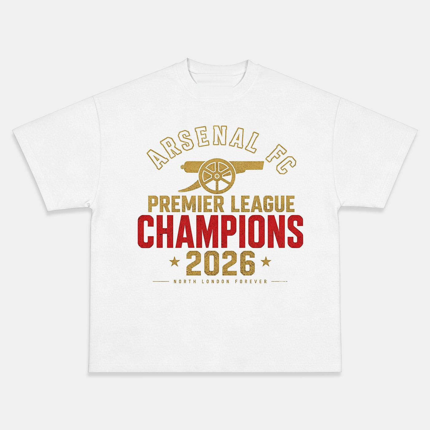 Arsenal FC 'North London Forever' Vintage Football Graphic Tee — product image 3