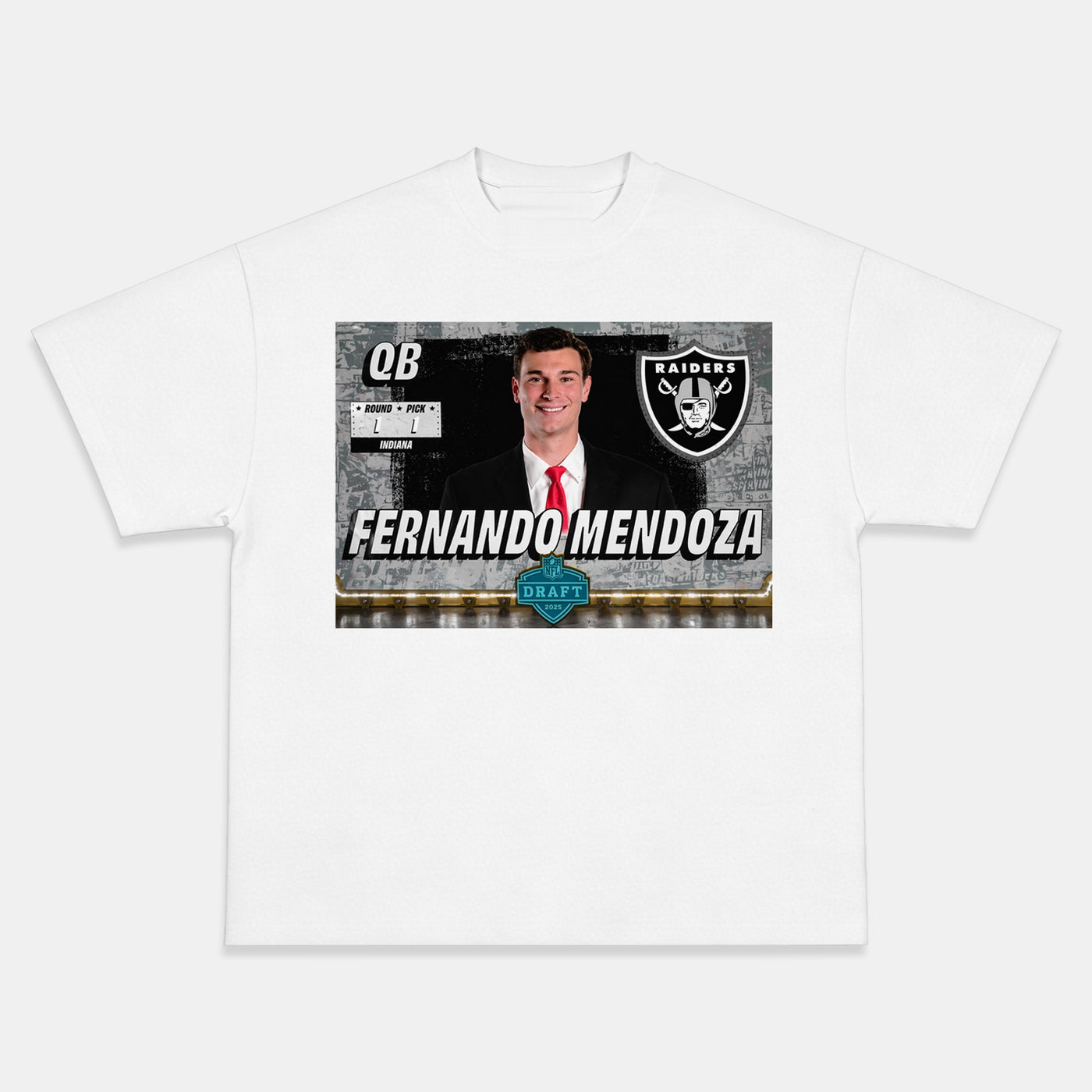 Fernando Mendoza 'Cal Golden Bears' QB Vintage Football Tee — product image 3