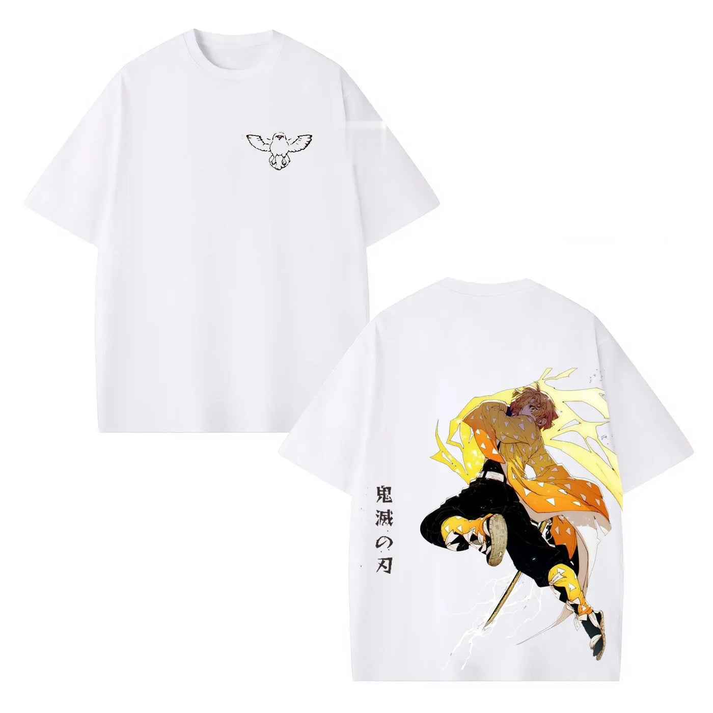 Zenitsu Lightning Blade Demon Slayer Vintage Graphic Tee — product image 3