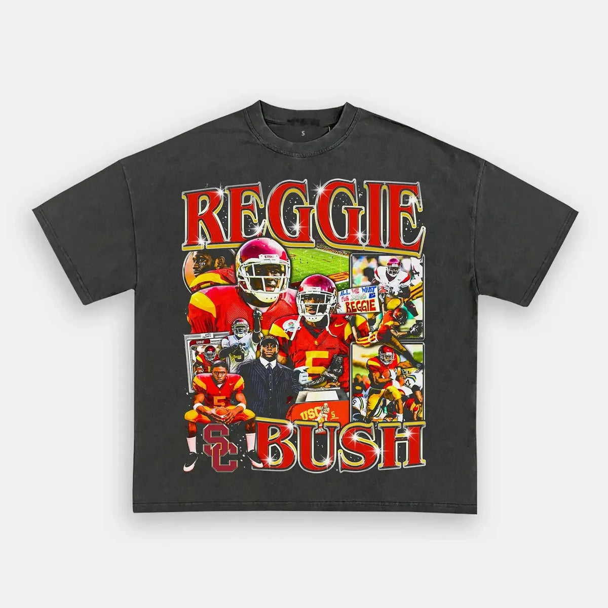 Reggie Bush USC Trojans Vintage Graphic Tee — product image 3
